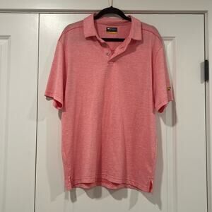 Jack Nicklaus Men's‎ Pink Tight Checkered Golf Polo Size Large